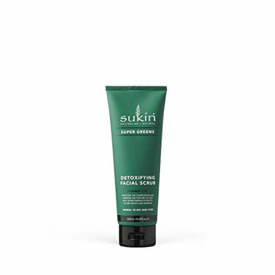 Picture of Sukin Super Greens Detoxifying Facial Scrub, 4.23 FL. Oz.