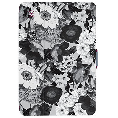 Picture of Speck Products StyleFolio Case and Stand for iPad Mini 4, Vintage Bouquet/Nickel Grey/Boysenberry Purple