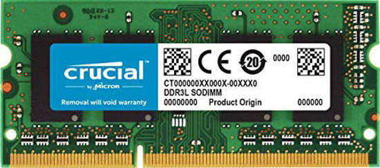 Picture of Crucial 4GB Single DDR3/DDR3L 1866 MT/s (PC3-14900) 204-Pin SODIMM RAM Upgrade for iMac (Retina 5K, 27-inch, Late 2015) - CT4G3S186DJM