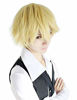 Picture of Rise World Wig Cool Mens Boys Short Straight Blonde Hair Party Heat Resistant Cosplay Wig