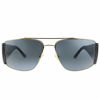 Picture of Versace VE 2163 100287 Gold Metal Aviator Sunglasses Grey Lens