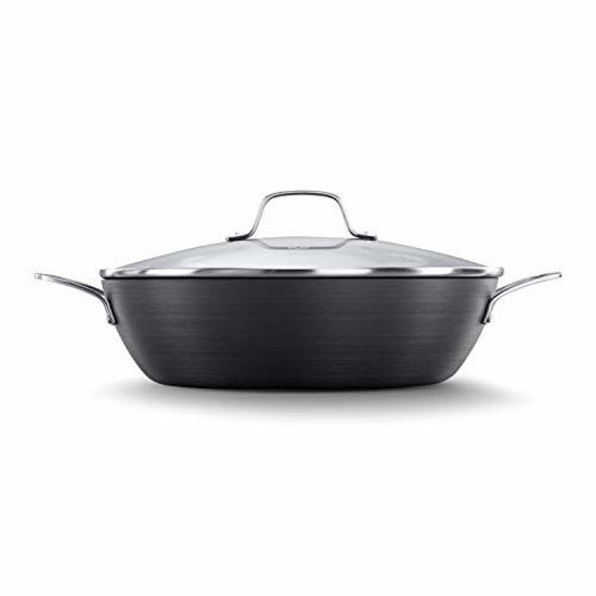 Picture of Calphalon 1932442 Classic Nonstick All Purpose Pan with Cover, 12-Inch, Grey