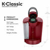 Picture of Keurig K-Classic Coffee Maker, Single Serve K-Cup Pod Coffee Brewer, 6 to 10 oz. Brew Sizes, Rhubarb