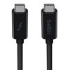 Picture of Belkin Thunderbolt 3 Usb Type-C Cable - Featuring Usb-C To Usb-C End Connections On 3 Foot/1 Meter Long Thunderbolt 3 Cable - 20 Gbps Data Transfer Speed - Usb 3.1 Compatible 10GB/s (F2CD081bt1M-BLK)