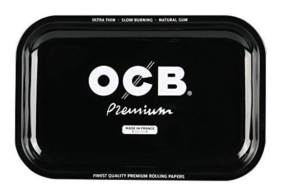 Picture of OCB Premium Metal Rolling Tray Black (Medium Size)