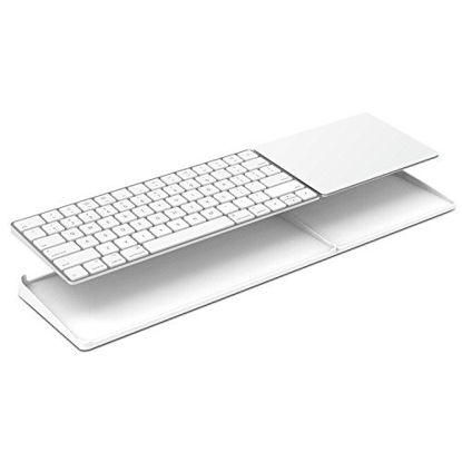 Picture of Bestand Stand for Magic Trackpad 2(MJ2R2LL/A) and Apple latest Magic Keyboard(MLA22LL/A) Apple Keyboard and Trackpad NOT Included (White)