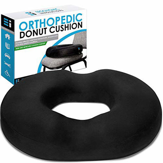 Donut Pillow for Tailbone Pain, Hemorrhoid Pillow Donut Cushion Postpartum  Seat Cushion Memory Foam Doughnut Butt Pillow Medical Donut for Sitting  Pressure Relief Healthy Care 