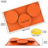 Picture of Funshowcase Large Round Disc Candy Silicone Mold 3-Cavity