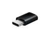 Picture of Samsung USB-C at Micro USB Adapter, EE-GN930, Black - Suitable for Galaxy A3 A320F, Galaxy A5 A520F, Galaxy S8 G950F, Galaxy S8+ G955F, Galaxy Tab S3 T820, Galaxy Tab S3 T825 LTE /4G