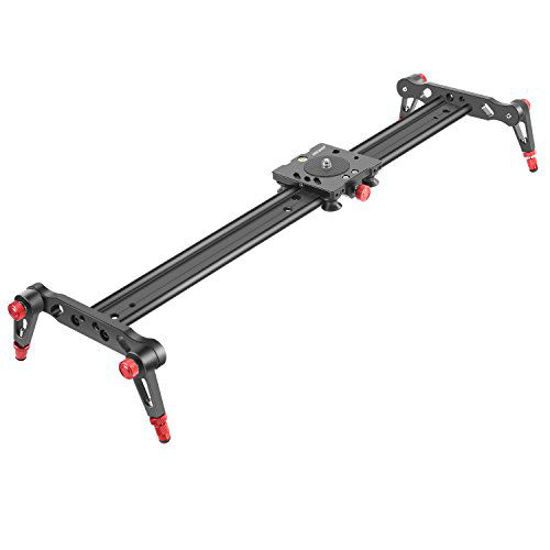 Picture of Neewer Aluminum Alloy Camera Track Slider Video Stabilizer Rail with 4 Bearings for DSLR Camera DV Video Camcorder Film Photography, Loads up to 17.5 pounds/8 kilograms (80cm)