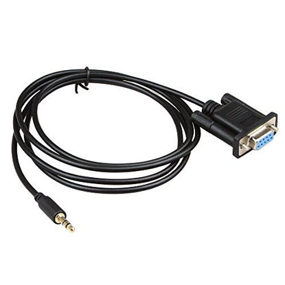 Picture of Relper-Lineso DB9Pin Female to DC3.5mm Serial Cable-6 Feet Black