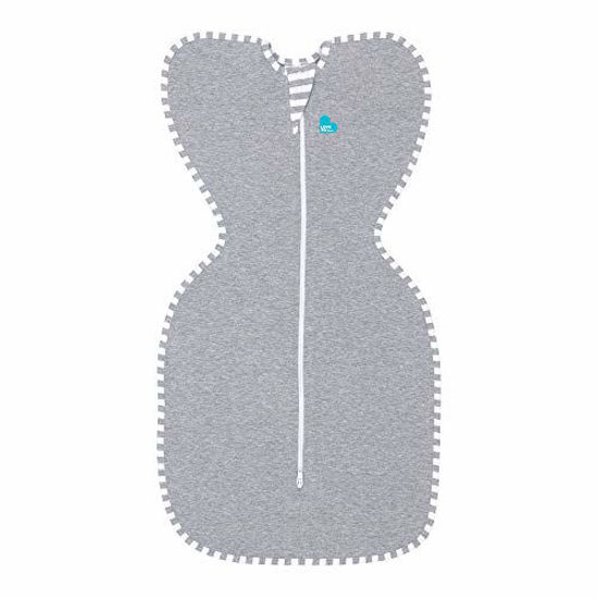 Picture of Love To Dream Swaddle UP, Gray, Medium, 13-19 lbs., Dramatically Better Sleep, Allow Baby to Sleep in Their Preferred arms up Position for self-Soothing, snug fit Calms Startle Reflex