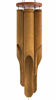 Picture of Nalulu Classic Bamboo Wind Chime - Outdoor Wood Wooden Original Finish, 42" Large & Relaxation Ready