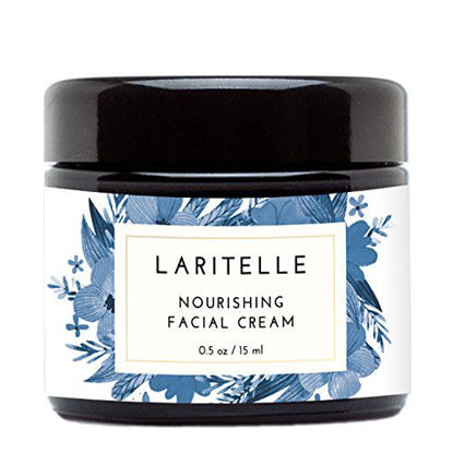 Picture of Laritelle Organic Facial Moisturizer, Rejuvenating, Nourishing, Vitamins and Antioxidants-rich Day/Night Cream for Cellular Rejuvenation, Collagen Support & Diminishing Visible Signs of Aging, 0.5 oz