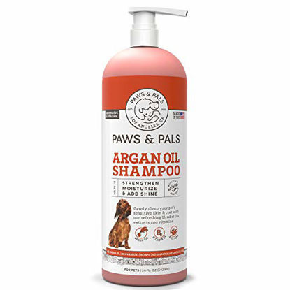 Picture of Dog Argan Shampoo-Conditioner - 20oz Clinical Vet Formula Wash For All Pets Puppy & Cats - Made with Aloe Vera for Relieving Dry Itchy Skin (Argan Shampoo)