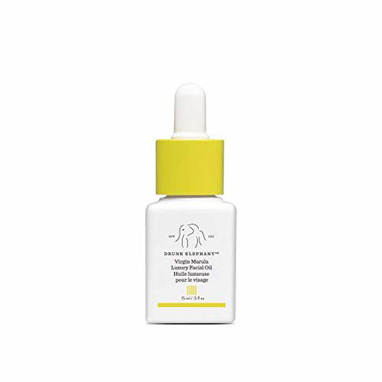 Drunk Elephant Virgin Marula Luxury Facial Oil - Vegan Anti-Aging Skin Care  and Face Moisturizer - 15 Milliliters/0.5 Ounce