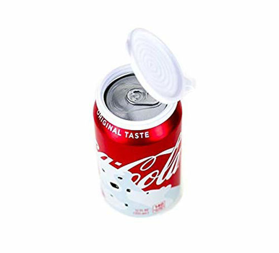 Picture of 6-Pack, Clear Color, Soda or Beverage Can Lid, Cover or Protector