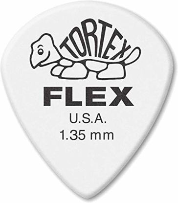 Picture of Jim Dunlop Tortex Flex Jazz III XL 1.35mm 12 Pack Guitar Picks (466P1.35)