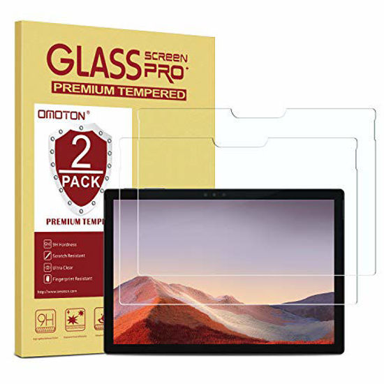 Picture of [2-Pack] OMOTON Screen Protector for Surface Pro 7 plus/Surface Pro 7/Surface Pro 6 / Surface Pro (5th Gen) / Surface Pro 4 - [Tempered Glass] [High Responsivity] [Scratch Resistant] [High Definition]