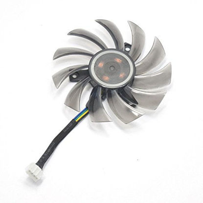 Picture of inRobert 75mm T128010SU Graphic Card Fan Replacement Cooler for Gigabyte NVIDIA GeForce GTX 760 770 780 670 580 GPU (1pc)