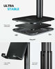 Picture of Nulaxy Phone Stand, Height Angle Adjustable Cell Phone Stand, Phone Holder for Desk Compatible with iPhone12 Mini 11 Pro Xs Xs Max Xr X 8 7 6 6s Plus, All Smartphones (4-8 inches) - Black