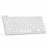 Picture of Arteck Ultra-Slim Bluetooth Keyboard Compatible with iPad 10.2-inch/iPad Air/iPad 9.7-inch/iPad Pro/iPad Mini, iPhone and Other Bluetooth Enabled Devices Including iOS, Android, Windows Silver