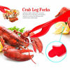 Picture of Crab Leg Crackers and Tools - Lobster Crackers and Picks Set Shellfish Crab Claw Cracker Stainless Steel Seafood Crackers & Forks - lobster tools for eating