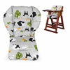 Picture of Twoworld High Chair Cushion, Large Thickening Baby High Chair Seat Cushion Liner Mat Pad Cover Breathable(Grey Sheep)