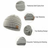 Picture of Durio Beanie Winter Baby Beanies Knitted Beanie Hat Thick Warm Baby Boy Hats Fall Toddler Beanie Black & Light Grey & Navy & Black White