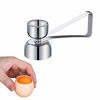 Picture of Egg Shell Opener Egg topper cutter, Stainless Steel Egg Cracker Separator for Raw, Soft or Hard Boiled Egg