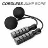 Picture of APLUGTEK Jump Rope, Training Ropeless Skipping Rope for Fitness, Cordless Jumpping Rope for Indoor and Outdoor Adjustable Weighted Jump Rope Workout for Men, Women, kids