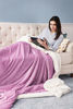 Picture of BEDSURE Sherpa Fleece Blanket Queen Size(Not Electrical) Lalic Plush Blanket Fuzzy Soft Blanket Microfiber