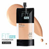 Picture of Maybelline Fit Me Matte + Poreless Liquid Foundation, Face Makeup, Mess-Free No Waste Pouch Format, Normal To Oily Skin Types, 310 Sun Beige, 1.3 Fl Oz