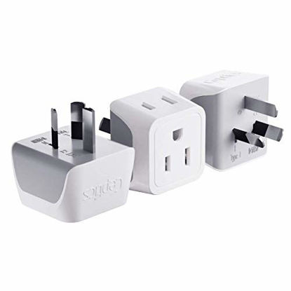 Ceptics Safest Travel Adapter Kit, Dual USB for iPhone, Chargers, Cell  Phones, Laptop Perfect for Travelers - 3.6A with Qc. 3.0 Charge Faster
