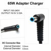 Picture of 65W Adapter Laptop Charger for HP Chromebook 11 14 G3 G4 X360 Series Notebook Charger 11-v020wm 11-v025wm 11-v010wm 14-q010dx 14-ak013dx; HP Envy x360 15-u010dx 15-u011dx 15-u002xx Supply Cord