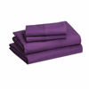 Picture of Amazon Basics Microfiber Sheet Set, King, Plum