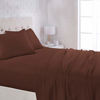 Picture of Amazon Basics Microfiber Sheet Set, Queen, Chocolate