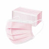 Picture of Disposable 3ply Face Mask Elastic Earloop Mouth Face Cover Masks ,Anti-spittle,Protective Dust(Pink,50pcs)