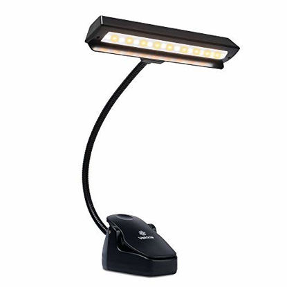 Rechargeable Book Light Neck Lamp - LED Reading Lights with 3 Colors  Flexible Soft Rubber Arms, Hands Free for for Bookworms, Crafts & Runner