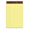 Picture of TOPS The Legal Pad Writing Pads, 5" x 8", Jr. Legal Rule, Canary Paper, 50 Sheets, 12 Pack (7501)