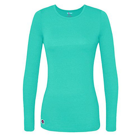 Picture of Sivvan Women's Comfort Long Sleeve T-Shirt/Underscrub Tee - S8500 - Sea Glass - M