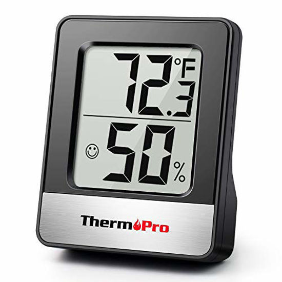 1pc Digital Hygrometer Indoor Thermometer Hygrometer Room Thermometer and  Humidity Gauge with Temperature Monitor for Home, Baby Room, Office,  Greenhouse, Wall Mount