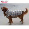 Picture of Kuoser Dog Coats Dog Jackets Waterproof Coats for Dogs Windproof Cold Weather Coats Small Medium Large Dog Clothes Reversible British Style Plaid Dog Sweaters Pets Apparel Winter Vest for Dog Pink L