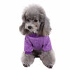 Picture of Fashion Focus On Pet Dog Clothes Knitwear Dog Sweater Soft Thickening Warm Pup Dogs Shirt Winter Puppy Sweater for Dogs (Large, Purple)