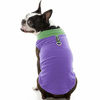 Picture of Gooby Dog Fleece Vest Half Stretch - Purple, Small - Pullover Fleece Dog Jacket with Leash Ring - Winter Small Dog Sweater with Stretchable Bottom - Warm Dog Clothes for Small Dogs Girl or Boy