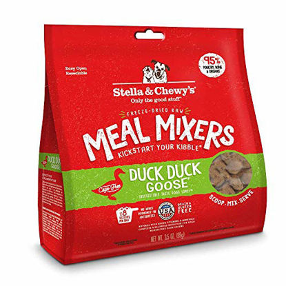 Picture of Stella & Chewy's Freeze-Dried Raw Duck Duck Goose Meal Mixers Dog Food Topper, 3.5 oz. Bag (FDDM-3.5)