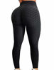 Picture of SEASUM Women's Brazilian Capris Pants High Waist Tummy Control Slimming Booty Leggings Workout Running Butt Lift Tights S