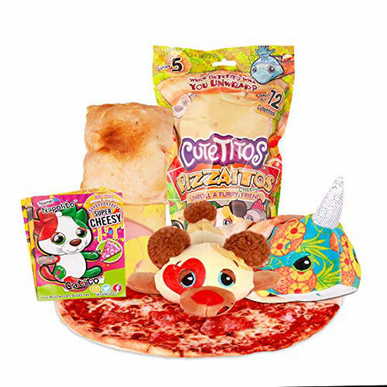 Picture of Basic Fun Cutetitos Pizzaitos - Surprise Stuffed Animals - Collectible Pizza Plush - Ages 3+ - Series 5