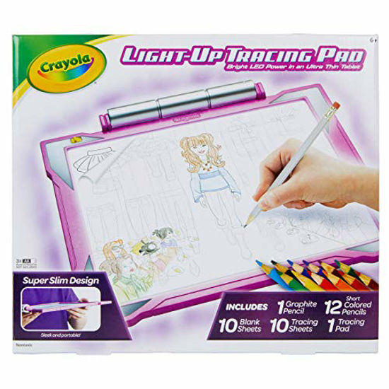 Crayola Light Up Tracing Pad Pink, Gifts for Girls & Boys, Age 6