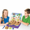 Picture of Kinetic Sand Beach Sand Kingdom Playset with 3lbs of Beach Sand, for Ages 3 and Up & Beach Day Fun Playset with Castle Molds, Tools, and 12 oz. of Kinetic Sand for Ages 3 and Up